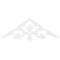 Ekena Millwork Pitch Whitman Architectural Grade PVC Gable Pediment, 36"W x 12"H x 1"P (8/12) GPP036X012X100WHI - alternate 5
